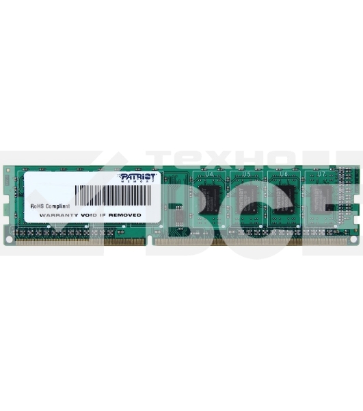 Оперативная память Patriot, DDR3, 4GB (1x4 GB), 1600 MHz, CL11, DIMM