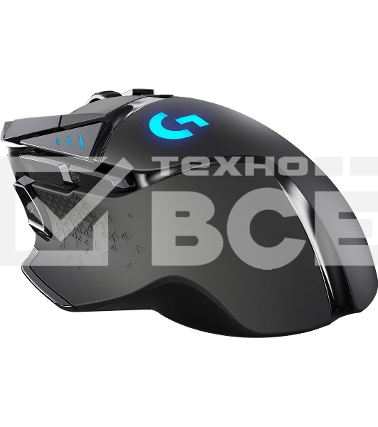 Мышь беспроводная/проводная Logitech G502 LIGHTSPEED черный, 25600 dpi, радиоканал, USB, кнопки - 11