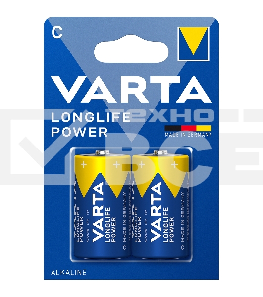 Батарейка VARTA LONGL. POWER C бл. 2