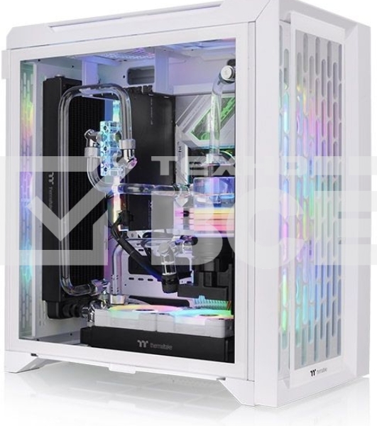 Компьютерный корпус Thermaltake CTE C700 TG ARGB белый без БП ATX 3x140mm 2xUSB3.0 audio bott PSU