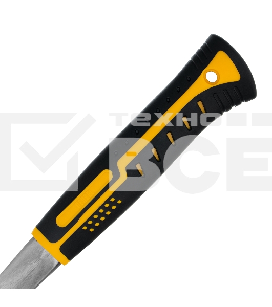 Молоток-гвоздодер Denzel 350 г, цельнометаллический, двухкомпонентная рукоятка