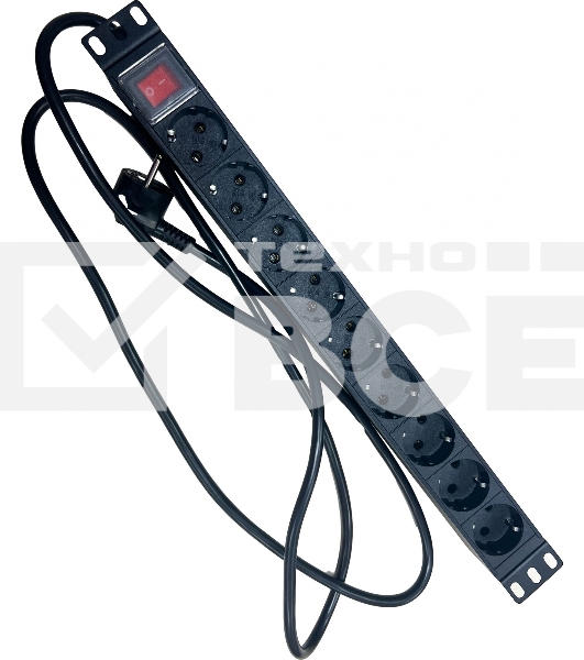Блок распределения питания NTSS NTSS-PDU-DA2036 гор.размещ. 9x базовые 16A Schuko 2м