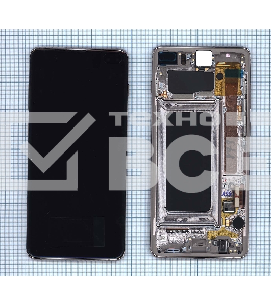 Дисплей для Samsung Galaxy S10+ SM-G975F/DS Ceramic белый
