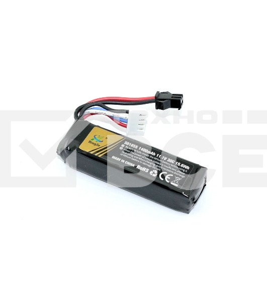 Аккумулятор Li-Pol 11.1V 401855 1400mAh разъем SM