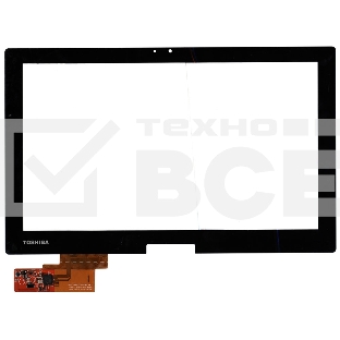 Сенсорное стекло (тачскрин) для Toshiba TCM11G04/TCM11G05 V0.1, черное
