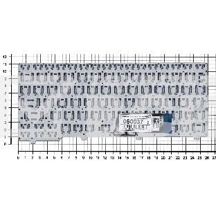 Клавиатура для ноутбука Lenovo IdeaPad 100S-11IBY черная без рамки