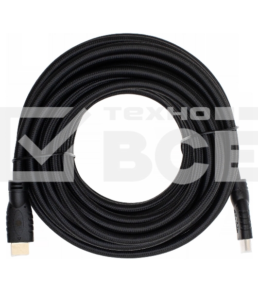 Кабель аудио-видео Cactus CS-HDMI.2-10 HDMI (m)/HDMI (m) 10м. Позолоченные контакты черный