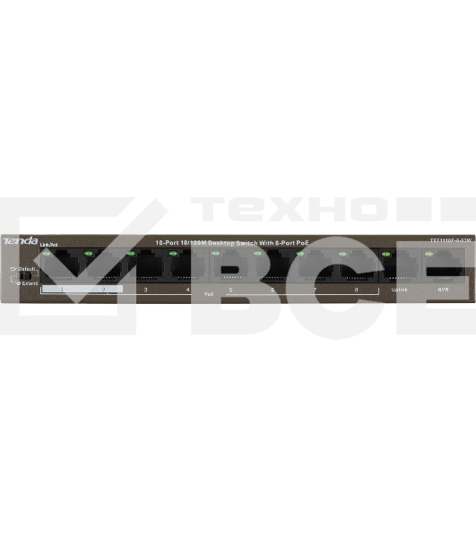 Коммутатор Tenda TEF1110P-8-63W