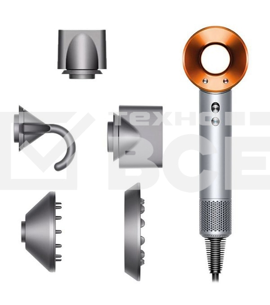 Фен Dyson Supersonic HD08 Hair Dryer, никель/медь (Gift Edition)