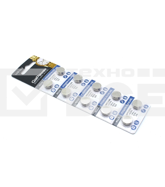 Батарейка GoPower G13 LR44 10 шт.