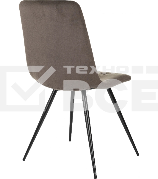 Стул для дома Бюрократ CH-K1_4 комплект 4 шт. коричневый Holland 74 металл черный на ножках (CH-K1_1/HL74_4)