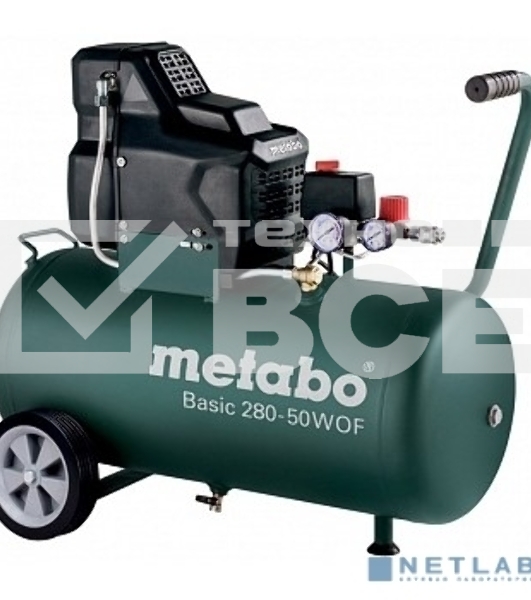 Компрессор Metabo Basic 280-50 W OF  безмасл,1.7кВт,50л 601529000