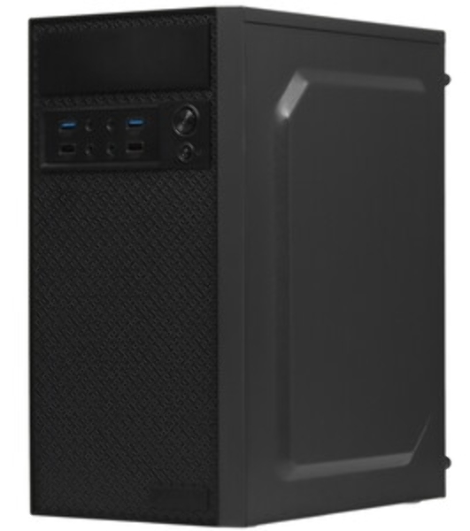 Компьютерный корпус Minitower ExeGate BAA-109U2-UNS400 (mATX, БП UNS400 с вент. 12см, 2*USB+2*USB 3.0, аудио, черный)