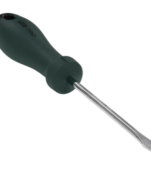 Отвертка шлицевая Home Series Green'; Deli HT1105L 5x100 мм Эксклюзивный дизайн, рукоятка из высококачественного софттач пластика