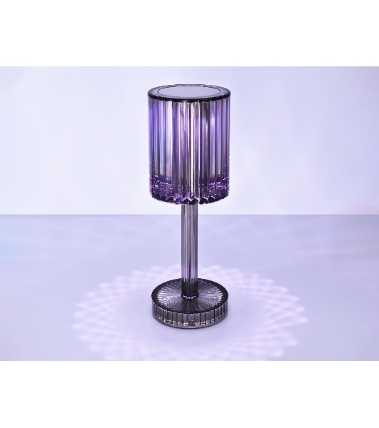 Настольная светодиодная лампа Ambrella light DE8071 GR серый LED RGB 3W (ПДУ RGB)
