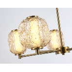 Светильник Ambrella light LH30104/5 SB/TI бронза/янтарь 27W 3000K D660*700, фото4