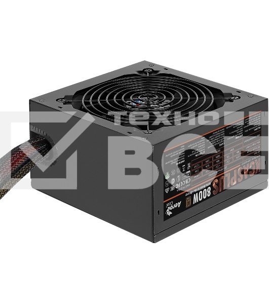 Блок питания Aerocool / Formula KCAS-800W, 800Вт, PLUS 80 PLUS Bronze, 120мм, черный