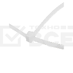 Хомут-стяжкa нейлоновая с тройным замком Rexant 150x3,6 мм, белая, упаковка 100 шт., фото4