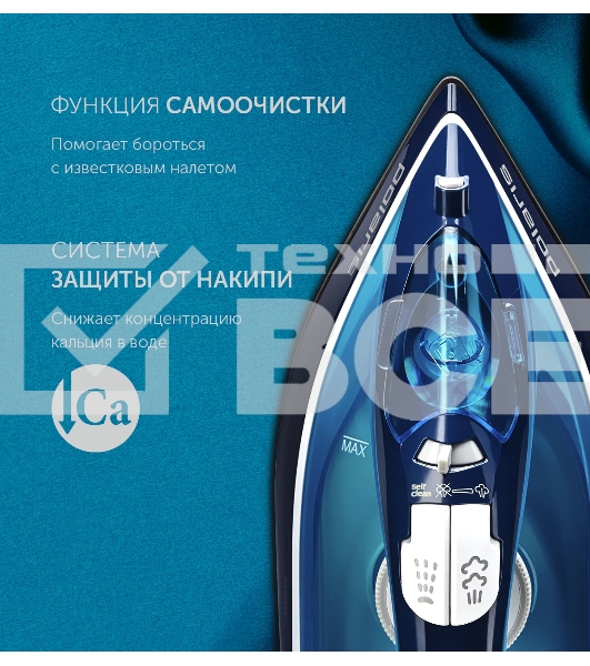 Утюг Polaris PIR 2444K Cord[LESS] 2400Вт синий/белый