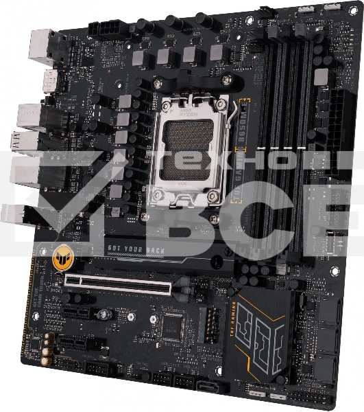 Материнская плата ASUS TUF GAMING B650M-E, AM5, AMD B650, 4xDDR5, 4xSATA, 2xM.2, 1xPCIe 4.0 x16, 2xPCIe x1, 2xDP, 1xHDMI, 1x 2.5Gb LAN, 1xUSB-A 3.2 Gen 2, 2xUSB-A 3.2 Gen 1, 4xUSB 2.0, 1xUSB-C 3.2 Gen 2, 3x3.5 мм, 7.1, mATX
