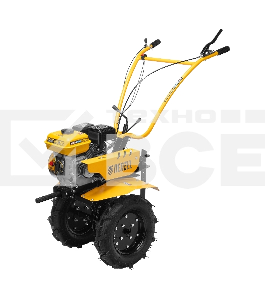 Мотоблок Denzel DPT-370S, 7 л.с., ремен.сцеп, фрез 3х4, ШОМ, передачи 3В/1Н