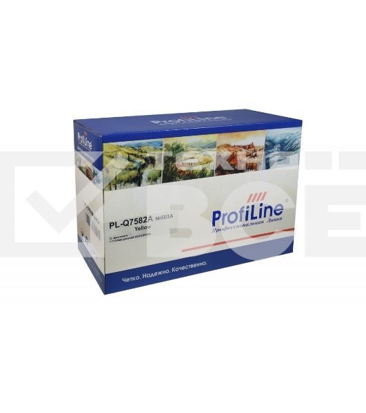 Картридж лазерный PL-Q7582A №503A для принтеров HP Color LaserJet 3800/CP3505 Yellow 6000 копий ProfiLine