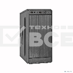 Компьютерный корпус Exegate EX283123RUS  Minitower ExeGate BAA-108 Black, mATX, <AAA350, 80mm>, 2*USB, Audio, фото2