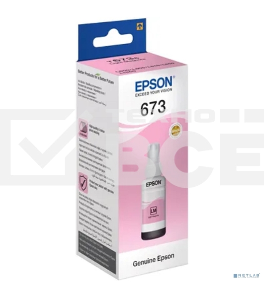 Чернила EPSON C13T67364A (light magenta) 70 мл для L800 