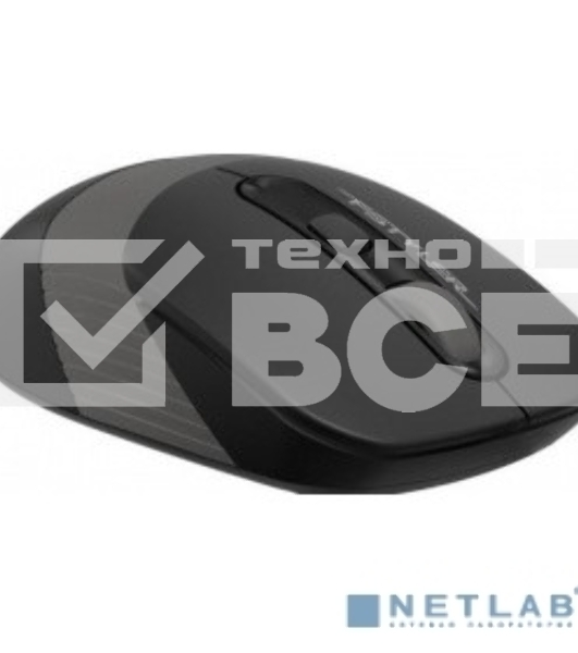 Мышь беспроводная A4Tech Fstyler FG10 черный/серый, 2000 dpi, радиоканал, USB, кнопки - 4