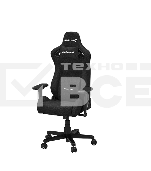 Кресло игровое Anda Seat Kaiser Frontier, цвет черный, размер M (90кг), материал ткань (модель AD12)