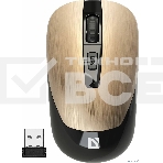Мышь беспроводная Defender Wave MM-995 бронзовый, 1600 dpi, радиоканал, USB, кнопки - 4, фото5