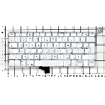 Клавиатура для ноутбука MacBook A1342 белый 13,3