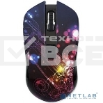 Мышь беспроводная Qumo Fractal M25 черный, 1600 dpi, радиоканал, USB, кнопки - 4, фото2