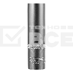 Головка торцевая удлиненная, 16 мм, 6-гранная, CrV, под квадрат 1/2