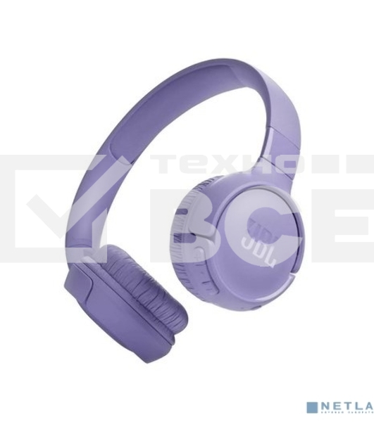 Гарнитура накладные JBL Tune 520BT фиолетовый беспроводные bluetooth оголовье