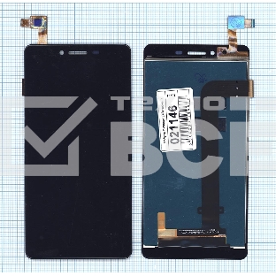 Дисплей для Micromax Canvas 6 Pro E484 черный