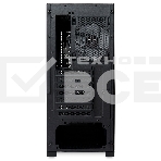 Компьютерный корпус HSPD M520, Mesh Mid Tower, черный, slide TG, 0.45 SPCC, 4x120мм ARGb ATX, mATX, mITX 160/330/184мм 2x2.5