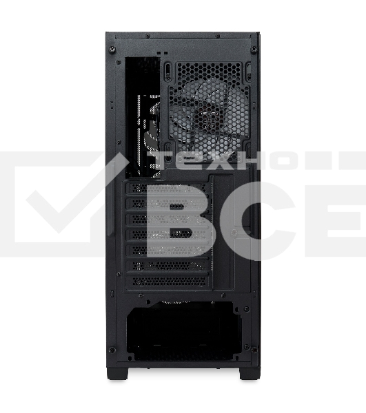 Компьютерный корпус HSPD M520, Mesh Mid Tower, черный, slide TG, 0.45 SPCC, 4x120мм ARGb ATX, mATX, mITX 160/330/184мм 2x2.5