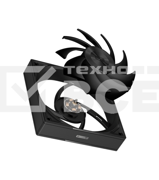 Кулер для ПК PCCooler F5R120 BK 3IN1 черный (120x120x25mm, 4-pin PWM, 46CFM, 26.88dBA, 1800RPM, 3pcs)