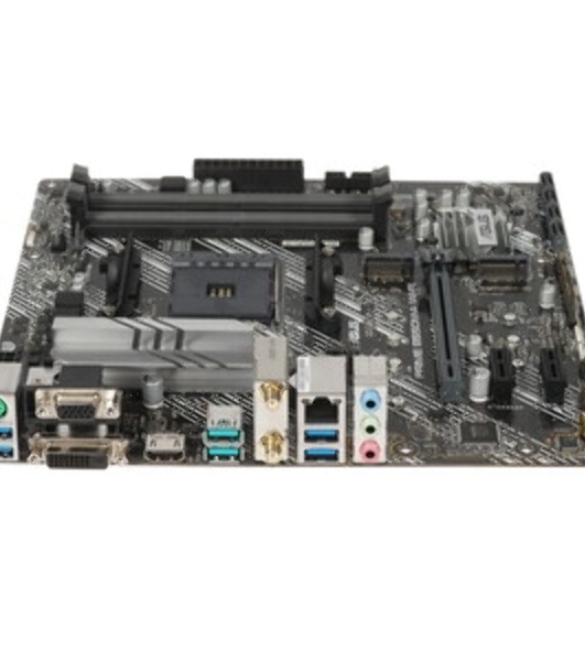 Материнская плата ASUS PRIME B550M-A WIFI II, AM4, AMD B550, 4xDDR4, 4xSATA, 2xM.2, 1xPCI-E 4.0 x16, 2xPCI-E x1, 1xDVI-D, 1xHDMI, 1xVGA, 1x 1Gb LAN, 2xUSB-A 3.2 Gen 2, 4xUSB-A 3.2 Gen 1, 3x3.5 мм, 7.1, Micro-ATX