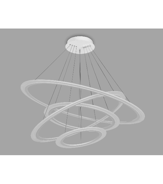 Светильник Ambrella light FA4363/4 WH белый 235W 3000K/4200K/6400K D1000*870 (ПДУ РАДИО 2.4G)