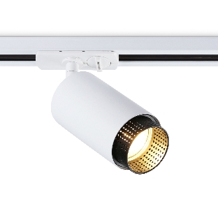 Трековый однофазный светильник Ambrella light GL5161 WH/BK белый/черный GU10 max 12W D60*190