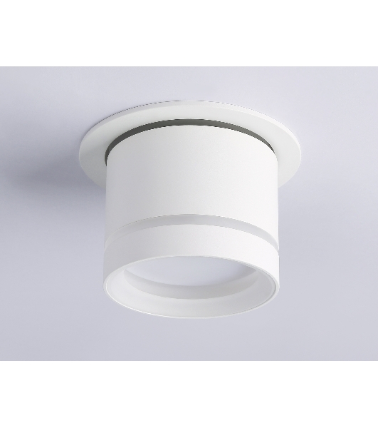 Светильник Ambrella light TA1431 SWH/FR белый песок/белый матовый GX53 D85*95