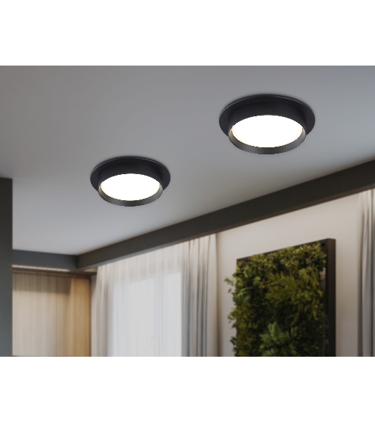 Светильник Ambrella light TN5227 BK черный GX53 D110*35