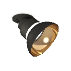 Светильник Ambrella Light XM8102601 SBK/PYG/CL черный песок/золото желтое полированное/прозрачный GX53, фото4