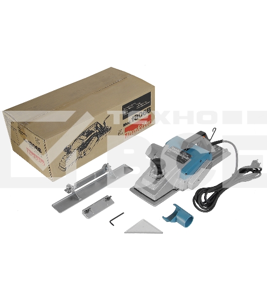 Рубанок Makita 1806B Рубанок,{1200Вт,15000об\м,ширина-170мм,глуб-2мм,8.8кг,кор}