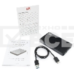 Внешний корпус для HDD AgeStar 3UB2P1 SATA III пластик черный 2.5