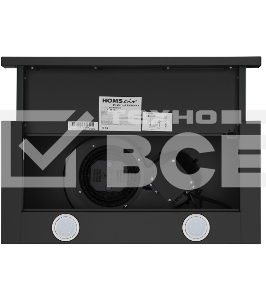 Вытяжка HOMSair FLAT 50 черный