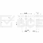 Выключатель клавишный 250V 6А (3с) ON-OFF-ON красный  с нейтралью  Mini  Rexant, фото2
