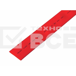 Трубка термоусадочная 25.0/12.5 1м красн. Rexant 22-5004